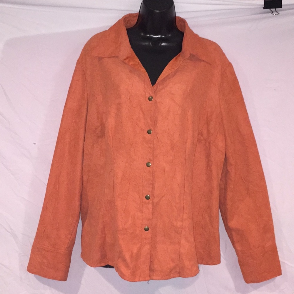 Cato Women’s Button Up Blouse Sz XL Very Soft